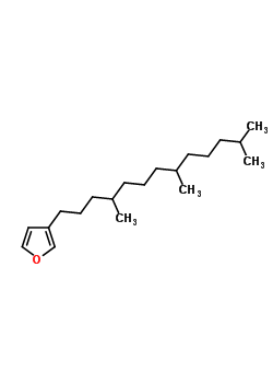 3-(4,8,12-Trimethyltridecyl)furanStructure,54869-11-3Structure 3-(4,8,12-Trimethyltridecyl)furan Structure,54869-11-3Structure