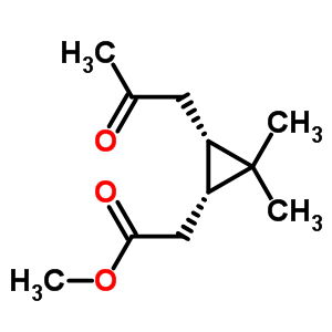 (1r,3s)-2,2-二甲基-3-(2-氧代丙基)-環(huán)丙烷乙酸甲酯結(jié)構(gòu)式_54878-01-2結(jié)構(gòu)式