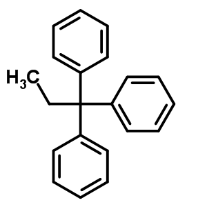 1,1,1-三苯基丙烷結(jié)構(gòu)式_54889-83-7結(jié)構(gòu)式