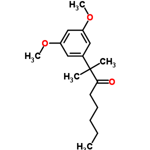 2-(3,5-Dimethoxy-phenyl)-2-methyl-octan-3-oneStructure,55048-08-3Structure 2-(3,5-Dimethoxy-phenyl)-2-methyl-octan-3-one Structure,55048-08-3Structure