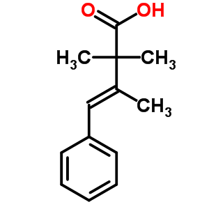(E)-2,2,3-trimethyl-4-phenyl-but-3-enoic acidStructure,55078-29-0Structure (E)-2,2,3-trimethyl-4-phenyl-but-3-enoic acid Structure,55078-29-0Structure