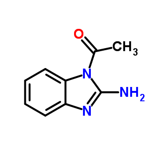 1H-benzimidazol-2-amine,1-acetyl-(9ci)Structure,55142-10-4Structure 1H-benzimidazol-2-amine,1-acetyl-(9ci) Structure,55142-10-4Structure