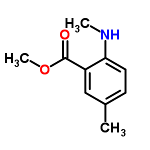 Benzoic acid, 5-methyl-2-(methylamino)-, methyl esterStructure,55150-24-8Structure Benzoic acid, 5-methyl-2-(methylamino)-, methyl ester Structure,55150-24-8Structure