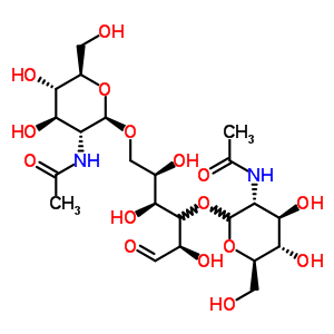 N-acetylglucosaminyl(1-3)-n-acetylglucosaminyl(1-6)-galactopyranoseStructure,55612-66-3Structure N-acetylglucosaminyl(1-3)-n-acetylglucosaminyl(1-6)-galactopyranose Structure,55612-66-3Structure