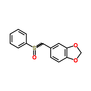 5-((Phenylsulfinyl)methyl)-1,3-benzodioxoleStructure,55815-82-2Structure 5-((Phenylsulfinyl)methyl)-1,3-benzodioxole Structure,55815-82-2Structure
