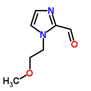 (9ci)-1-(2-甲氧基乙基)-1H-咪唑-2-羧醛結(jié)構(gòu)式_558446-64-3結(jié)構(gòu)式