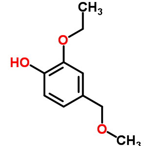 Phenol, 2-ethoxy-4-(methoxymethyl)-Structure,5595-79-9Structure Phenol, 2-ethoxy-4-(methoxymethyl)- Structure,5595-79-9Structure