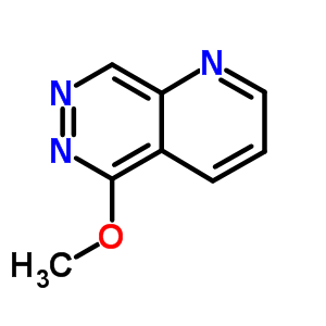 5-甲氧基吡啶并[2,3-d]吡嗪結(jié)構(gòu)式_56525-92-9結(jié)構(gòu)式