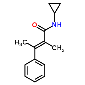 N-cyclopropyl-α,β-dimethylcinnamamideStructure,56604-88-7Structure N-cyclopropyl-α,β-dimethylcinnamamide Structure,56604-88-7Structure