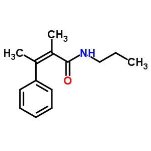 (Z)-α,β-dimethyl-n-propylcinnamamideStructure,56604-96-7Structure (Z)-α,β-dimethyl-n-propylcinnamamide Structure,56604-96-7Structure