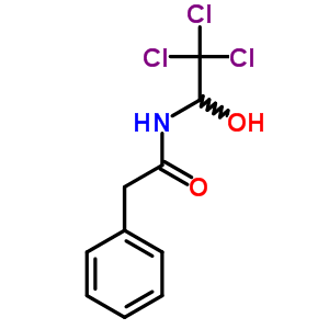 2-苯基-n-(2,2,2-三氯-1-羥基-乙基)乙酰胺結(jié)構(gòu)式_56737-19-0結(jié)構(gòu)式