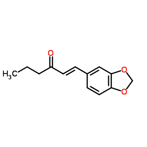 1-(1,3-苯并二氧雜環(huán)戊烯l-5-基)-1-己烯-3-酮結(jié)構(gòu)式_56750-94-8結(jié)構(gòu)式