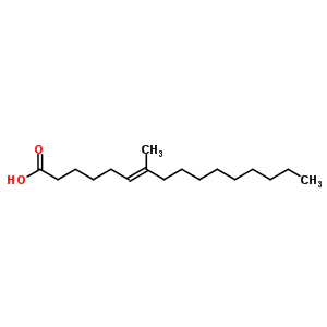 7-Methyl-6-hexadecenoic acidStructure,56796-89-5Structure 7-Methyl-6-hexadecenoic acid Structure,56796-89-5Structure