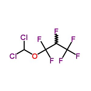 1,1,2,3,3,3-Hexafluoropropyl dichloromethyl etherStructure,56860-82-3Structure 1,1,2,3,3,3-Hexafluoropropyl dichloromethyl ether Structure,56860-82-3Structure