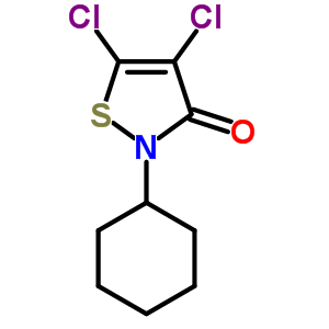 2-Cyclohexyl-4,5-dichloro-4-isothiazolin-3-oneStructure,57063-29-3Structure 2-Cyclohexyl-4,5-dichloro-4-isothiazolin-3-one Structure,57063-29-3Structure