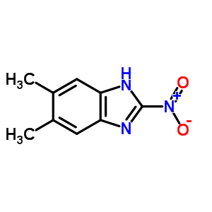 Benzimidazole, 5,6-dimethyl-2-nitro-(7ci,8ci)Structure,5709-69-3Structure Benzimidazole, 5,6-dimethyl-2-nitro-(7ci,8ci) Structure,5709-69-3Structure