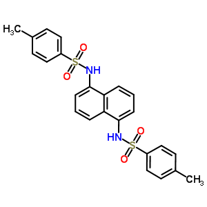 N,N-1,5-萘二基雙[4-甲基-苯磺酰胺結(jié)構(gòu)式_57159-76-9結(jié)構(gòu)式