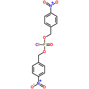 Bis(p-nitrobenzyl) phosphorochloridateStructure,57188-46-2Structure Bis(p-nitrobenzyl) phosphorochloridate Structure,57188-46-2Structure