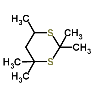 2,2,4,4,6-五甲基-1,3-二噻烷結(jié)構(gòu)式_57289-13-1結(jié)構(gòu)式