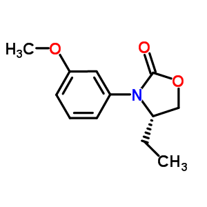 (S)-4-ethyl-3-(3-methoxyphenyl)oxazolidin-2-oneStructure,572923-01-4Structure (S)-4-ethyl-3-(3-methoxyphenyl)oxazolidin-2-one Structure,572923-01-4Structure