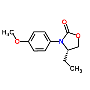 (S)-4-ethyl-3-(4-methoxyphenyl)oxazolidin-2-oneStructure,572923-07-0Structure (S)-4-ethyl-3-(4-methoxyphenyl)oxazolidin-2-one Structure,572923-07-0Structure