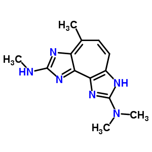 n2,n2,n8,6-四甲基-1H-環(huán)庚并[1,2-d:3,4-d]二咪唑-2,8-二胺結(jié)構(gòu)式_57695-32-6結(jié)構(gòu)式