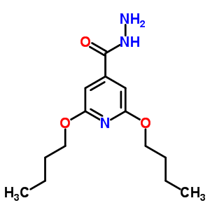 2,6-Dibutoxyisonicotinic hydrazideStructure,57803-54-0Structure 2,6-Dibutoxyisonicotinic hydrazide Structure,57803-54-0Structure