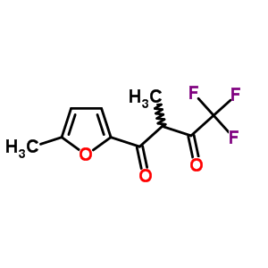 4,4,4-Trifluoro-2-methyl-1-(5-methyl-2-furyl)butane-1,3-dioneStructure,579-40-8Structure 4,4,4-Trifluoro-2-methyl-1-(5-methyl-2-furyl)butane-1,3-dione Structure,579-40-8Structure