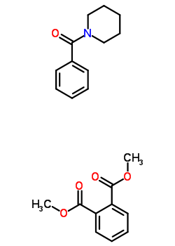 Phthalic acid, dimethyl ester, mixt. with 1-benzoylpiperidineStructure,58098-09-2Structure Phthalic acid, dimethyl ester, mixt. with 1-benzoylpiperidine Structure,58098-09-2Structure