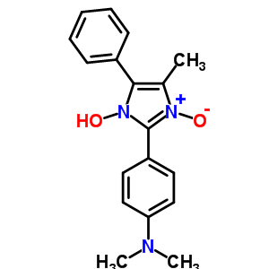 Benzenamine,4-(1-hydroxy-4-methyl-3-oxido-5-phenyl-1h-imidazol-2-yl)-n,n-dimethyl-Structure,58099-87-9Structure Benzenamine,4-(1-hydroxy-4-methyl-3-oxido-5-phenyl-1h-imidazol-2-yl)-n,n-dimethyl- Structure,58099-87-9Structure