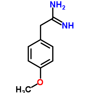 2-(4-甲氧基苯基)-乙脒結(jié)構(gòu)式_58125-01-2結(jié)構(gòu)式