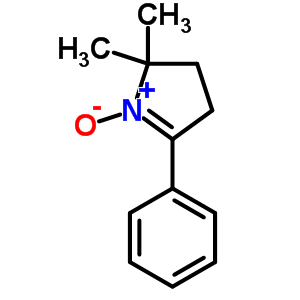 5,5-Dimethyl-2-phenyl-1-pyrroline-n-oxideStructure,58134-17-1Structure 5,5-Dimethyl-2-phenyl-1-pyrroline-n-oxide Structure,58134-17-1Structure