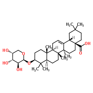 3-O-arabinopyranosyloleanolic acidStructure,58163-30-7Structure 3-O-arabinopyranosyloleanolic acid Structure,58163-30-7Structure