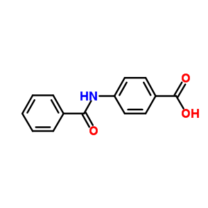 p-(苯甲?；被?苯甲酸結(jié)構(gòu)式_582-80-9結(jié)構(gòu)式