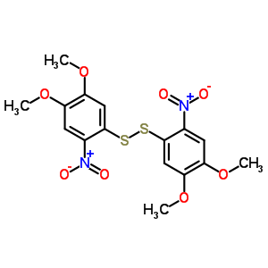 Bis(4,5-dimethoxy-2-nitrophenyl) persulfideStructure,58249-73-3Structure Bis(4,5-dimethoxy-2-nitrophenyl) persulfide Structure,58249-73-3Structure