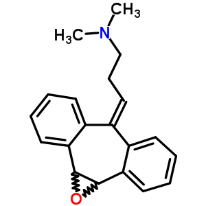 3-(1A,10b-dihydro-6h-dibenzo[3,4:6,7]cyclohept[1,2-b]oxiren-6-ylidene)-n,n-dimethyl-1-propanamine Structure,58256-08-9Structure