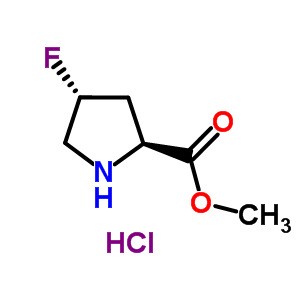 (2s,4r)-4-氟脯氨酸甲酯結(jié)構(gòu)式_58281-80-4結(jié)構(gòu)式