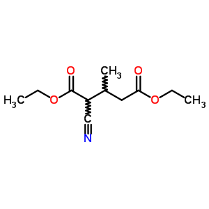 Diethyl 2-cyano-3-methyl-pentanedioateStructure,5832-70-2Structure Diethyl 2-cyano-3-methyl-pentanedioate Structure,5832-70-2Structure