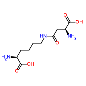 (2S)-6-氨基-2-[[(3s)-3-氨基-4-羥基-4-氧代丁?；鵠氨基]己酸結(jié)構(gòu)式_5853-83-8結(jié)構(gòu)式