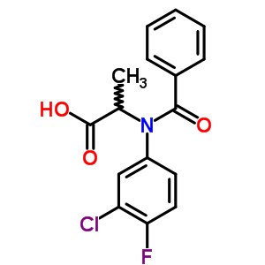 FlampropStructure,58667-63-3Structure Flamprop Structure,58667-63-3Structure