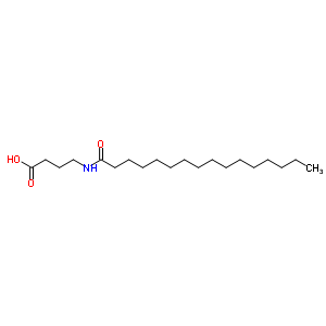 gamma-氨基丁酸-棕櫚酰胺結構式_58725-44-3結構式