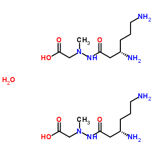 (S)-3,6-diaminohexanoic acid n’-(carboxymethyl)-n’-methyl hydrazideStructure,58773-34-5Structure (S)-3,6-diaminohexanoic acid n’-(carboxymethyl)-n’-methyl hydrazide Structure,58773-34-5Structure