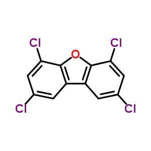 2,4,6,8-Tetrachloro-dibenzofuranStructure,58802-19-0Structure 2,4,6,8-Tetrachloro-dibenzofuran Structure,58802-19-0Structure