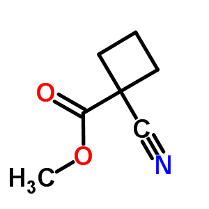 1-氰基環(huán)丁烷羧酸甲酯結構式_58920-79-9結構式