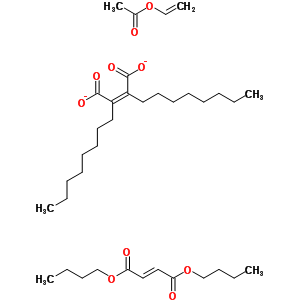 (Z)-2-butenedioic acid dibutyl ester, polymer with dioctyl (z)-2-butenedioate and ethenyl acetateStructure,58923-93-6Structure (Z)-2-butenedioic acid dibutyl ester, polymer with dioctyl (z)-2-butenedioate and ethenyl acetate Structure,58923-93-6Structure
