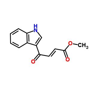(E)-methyl 4-(1h-indol-3-yl)-4-oxobut-2-enoateStructure,59000-14-5Structure (E)-methyl 4-(1h-indol-3-yl)-4-oxobut-2-enoate Structure,59000-14-5Structure