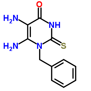 5,6-Diamino-1-benzyl-2-sulfanylidene-pyrimidin-4-oneStructure,59008-19-4Structure 5,6-Diamino-1-benzyl-2-sulfanylidene-pyrimidin-4-one Structure,59008-19-4Structure
