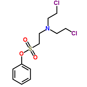 Phenyl 2-(bis(2-chloroethyl)amino)ethanesulfonateStructure,5908-54-3Structure Phenyl 2-(bis(2-chloroethyl)amino)ethanesulfonate Structure,5908-54-3Structure