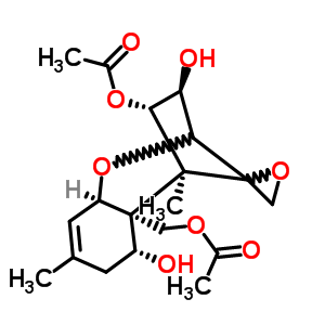 4Beta,15-diacetoxy-12,13-epoxytrichothec-9-ene-3alpha,7alpha-diolStructure,59121-84-5Structure 4Beta,15-diacetoxy-12,13-epoxytrichothec-9-ene-3alpha,7alpha-diol Structure,59121-84-5Structure
