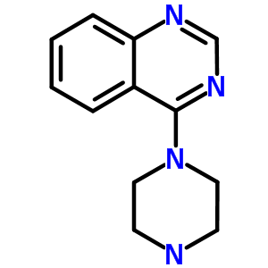 4-哌嗪-1-基喹唑啉結(jié)構(gòu)式_59215-41-7結(jié)構(gòu)式
